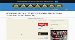 Desktop Screenshot of goldwing-slo.si