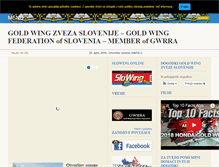 Tablet Screenshot of goldwing-slo.si